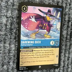 Disney Lorcana Winterspell Darkwing Duck 150/204 Foil Rare NM - Image 3