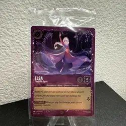 Disney Lorcana Elsa The Fifth Spirit 6/P3 Glitter Foil Promo Mint in Sealed - Image 2