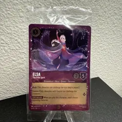 Disney Lorcana Elsa The Fifth Spirit 6/P3 Glitter Foil Promo Mint in Sealed - Image 3