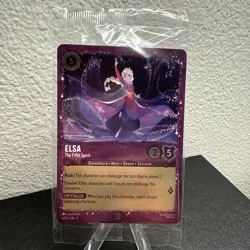 Disney Lorcana Elsa The Fifth Spirit 6/P3 Glitter Foil Promo Mint in Sealed - Image 5