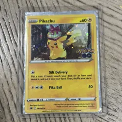 Pokemon TCG Pikachu SWSH234 Sword & Shield Promo Holo Card English 2022 - Image 1