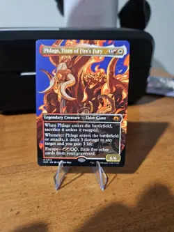 Phlage, Titan of Fire's Fury Borderless Modern Horizons 3 Card #379 - Image 1