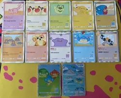Poke Resort by Callista Art Lab - 12 Card Lot - Fan Made / Parody Cards - Image 1