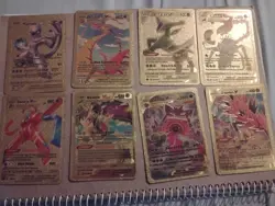 Pokemon Metal Foil Card Lot V VMAX GX - Mewtwo, Gengar, Zapdos, Deoxys - 8 - Image 1