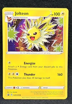 Jolteon SWSH094 SWSH: Sword & Shield Promo Cards Holo - Image 1
