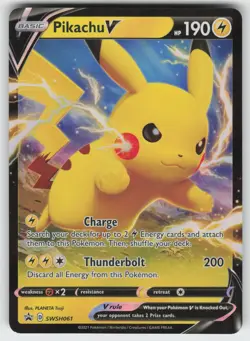 Pikachu V - Promo SWSH: Sword & Shield Promo Cards SWSH061 Pokemon - Image 1