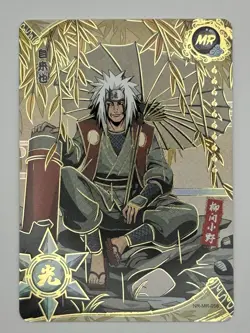 Jiraiya MR Ultra Rare Kayou Official Naruto Card TCG NR-MR-056 - Image 1