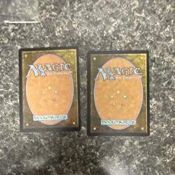 X2 Magic: The Gathering Mad Auntie Foil Creature Black Wizards Card - Image 2