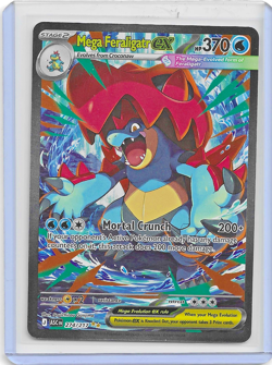 Pokemon TCG Mega Feraligatr EX Full Art Holo Card 274/217 - Image 1