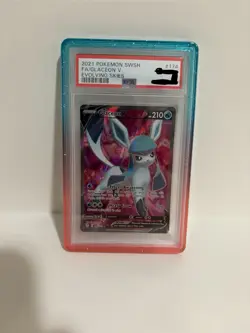 PSA Graded Card Case / Slab Bumper Guard - New - Pink, Purple, & Blue - Image 1