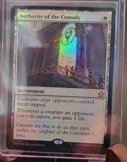 Authority of the Consuls Foundations MTG Foil Near Mint - Image 3
