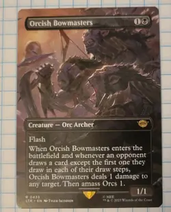 Orcish Bowmasters - Borderless - R 0433 LTR MTG Lord Of The Rings - Image 1
