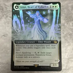 MTG Venat Heart of Hydaelyn Foil Extended Final Fantasy FIN 0329 MTG - Image 1