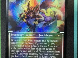 MTG Light-Paws, Emperor's Voice (Showcase) Kamigawa: Neon Dynasty Foil - Image 4