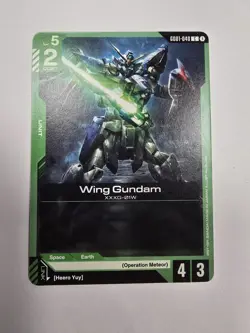 Gundam Card Game Wing Gundam GD01-040 - Newtype Rising - Image 1