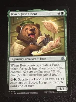 MTG Avatar: The Last Airbender: Eternal-Legal Bosco, Just a Bear 0132 NM - Image 1