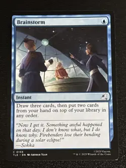 MTG Avatar: The Last Airbender: Eternal-Legal Brainstorm 0155 NM - Image 1