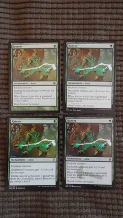 Magic: the Gathering / MtG Rancor x4 Mixed Sets - Image 1