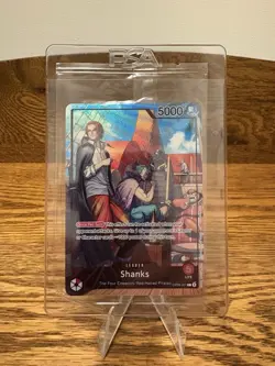 One Piece Shanks Leader PSA Promo Card Exclusive OP09-001 Sealed - Image 1