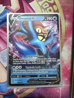 Omastar V - 35/195 - Ultra Rare - Silver Tempest - Pokemon - Image 1