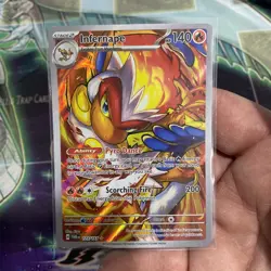 Infernape - Illustration Rare - Twilight Masquerade TWM 173/167 Pokemon Card NM - Image 1
