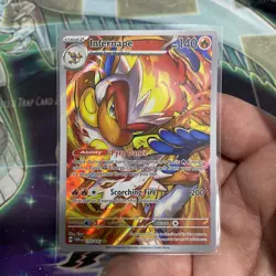 Infernape - Illustration Rare - Twilight Masquerade TWM 173/167 Pokemon Card NM - Image 2