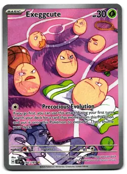 Exeggcute 192/191 - 🌊 Surging Sparks Illustration Rare Pokemon TCG 🖤 - LP - Image 1