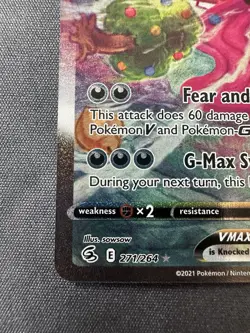 Pokemon TCG Gengar VMAX (Alternate Art Secret) - SWSH08: Fusion Strike (SWSH08) - Image 5