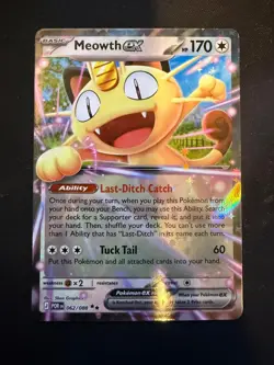 Meowth ex 062/088 Double Rare Perfect Order Pokemon NM/M - Image 1