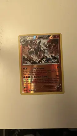 Pokemon Team Magma's Aggron Double Crisis Reverse Holo Rare 14/34 Stage 2 140 HP - Image 1