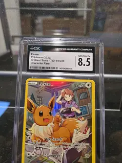 Pokemon GRADED 2022 Eevee TG11/TG30 Brilliant Stars NM 8.5 CGC - Image 2