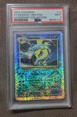 Gyarados 2002 Pokemon Legendary Collection #12 Reverse Holo PSA 9 - Image 1