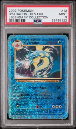Gyarados 2002 Pokemon Legendary Collection #12 Reverse Holo PSA 9 - Image 2