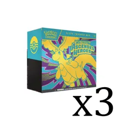 Ascended Heroes ETB - LOT OF 3 - Pokemon Mega Evolution Elite Trainer Box NEW - Image 1