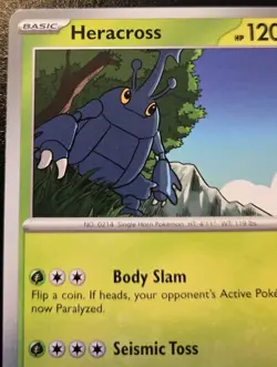 Heracross 008/167 Uncommon Scarlet & Violet: Twilight Masquerade Pokemon TCG - Image 2