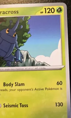Heracross 008/167 Uncommon Scarlet & Violet: Twilight Masquerade Pokemon TCG - Image 3