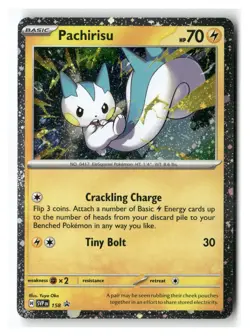 Pachirisu COSMO HOLO 158 Promo Scarlet & Violet Pokemon Near Mint - Image 1