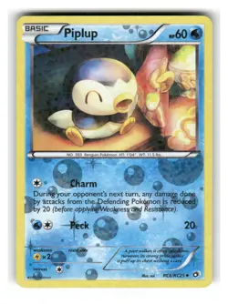 Piplup RC6/RC25 Holo Uncommon Legendary Treasures: Radiant Collection Pokemon LP - Image 1