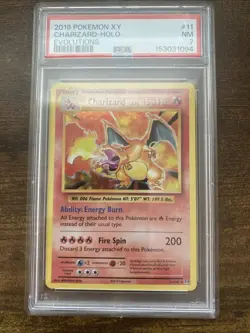 Pokemon Charizard 11/108 XY Evolutions Holo PSA 7 - Image 1