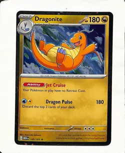 NM-Mint Dragonite (Cosmos Holo) - 149/165 - Holo Rare Pokemon Pokemon Promos - Image 1