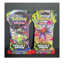 Pokemon Mega Evolution Perfect Order 2 Booster Packs Sealed English - Image 1