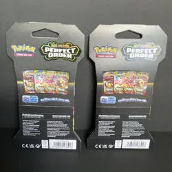 Pokemon Mega Evolution Perfect Order 2 Booster Packs Sealed English - Image 2