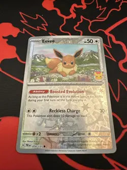 Pokemon Eevee 074/131 Pokemon Day 2025 Stamped Promo - Image 2