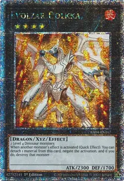 Yugioh! LP Evolzar Dolkka - RA04-EN167 - Quarter Century Secret Rare - 1st Editi - Image 1