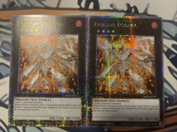 Yugioh Evolzar Dolkka Quarter Century Secret Rare RA04-EN167 x2 Near Mint - Image 1