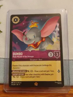 Dumbo Ninth Wonder of the Universe 45/204 Fabled Disney Lorcana - Image 1