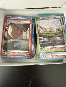 Union Arena TCG UE10BT Attack On Titan 100 Card Bulk Lot (English) - Image 1