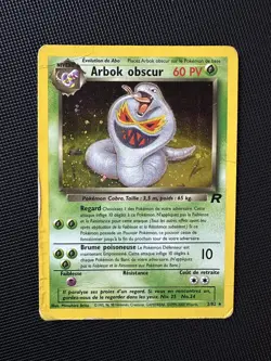 Arbok obscur 2/82 Rare Holo Team Rocket 2000 Francais FR Pokemon Card - Image 1