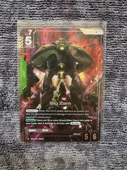 Big Zam Alternate Art Foil - GD01-027 R+ NM - Gundam TCG Card Game - Image 1