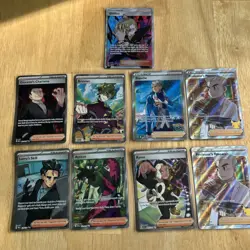 Pokemon Card Collection Trainer Full Art Lot Of 9 NM/LP - Image 1